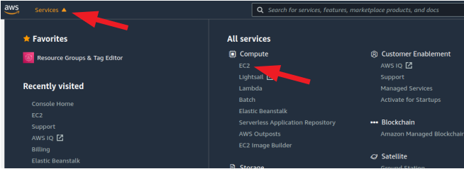 aws_service_menu